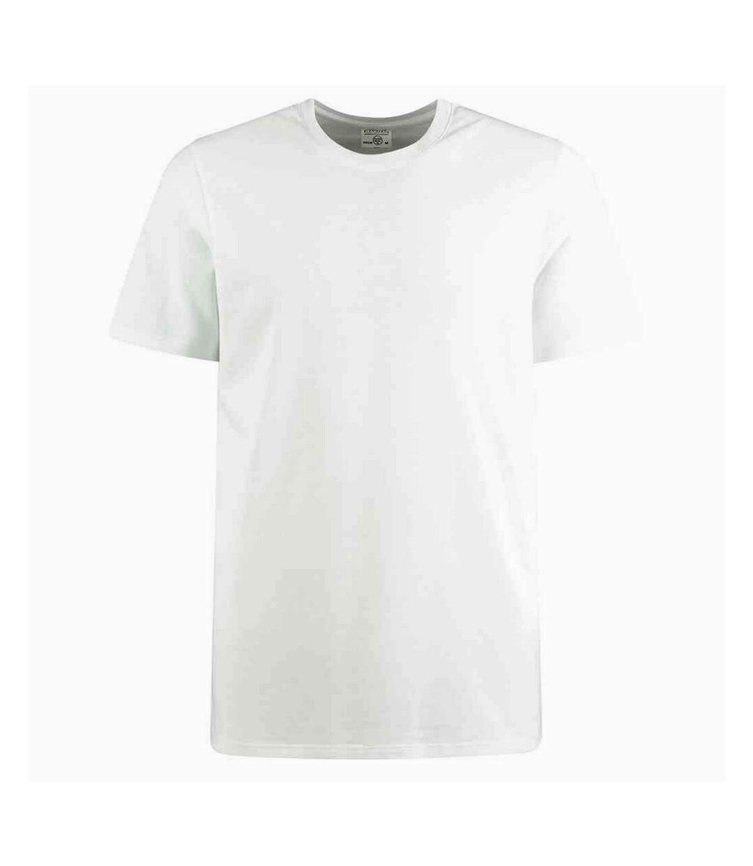 T-shirt homme blanc Kustom Kit