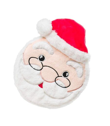 Santa claus christmas dog squeak toy one size red/white House Of Paws