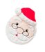 Santa claus christmas dog squeak toy one size red/white House Of Paws-2