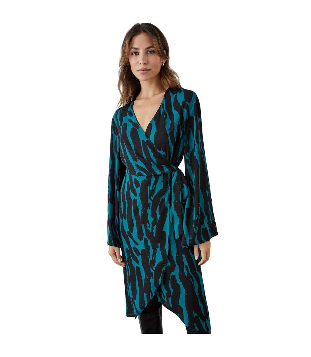 Robe femme bleu sarcelle Principles-3