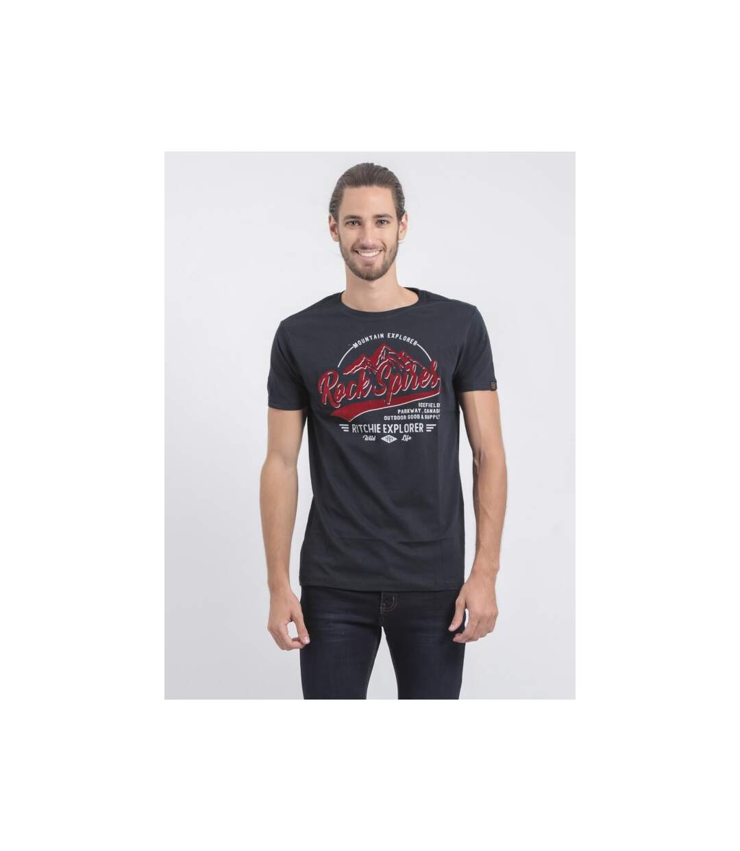 T-shirt col rond pur coton JUPITOLI-1
