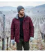 Parka - Homme - REF BOREAL - rouge bordeaux-1