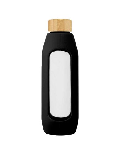 Avenue Glass 20.2floz Water Bottle (Solid Black) (One Size) - UTPF3689