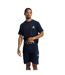 Mens Cotton Lounge T-shirt & Shorts Set Navy Money-1