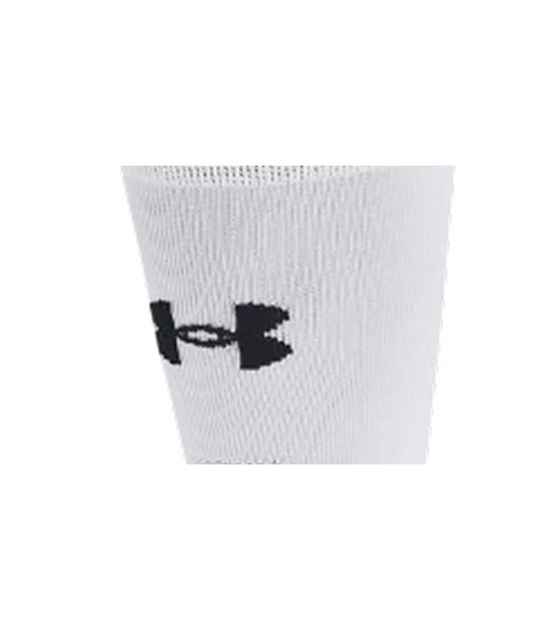 Unisex Adult Football Socks White Grey Black Under Armour-3