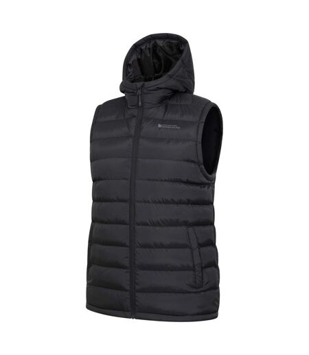 Mens seasons hooded padded gilet black Mountain Warehouse