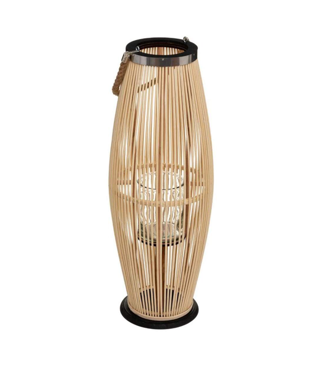 Lanterne Déco en Bambou Fit 72cm Naturel-1