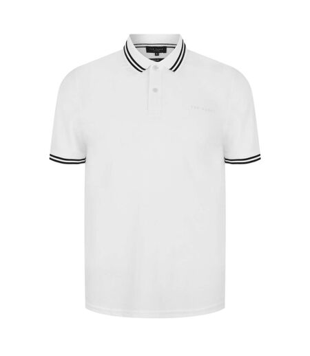 Mens Regular Short-sleeved Polo Shirt White Ted Baker