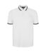 Mens Regular Short-sleeved Polo Shirt White Ted Baker-2