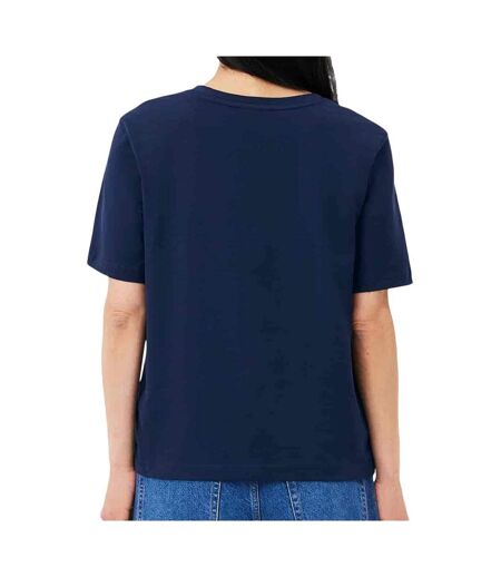 T-Shirt marine femme lacoste relaxed