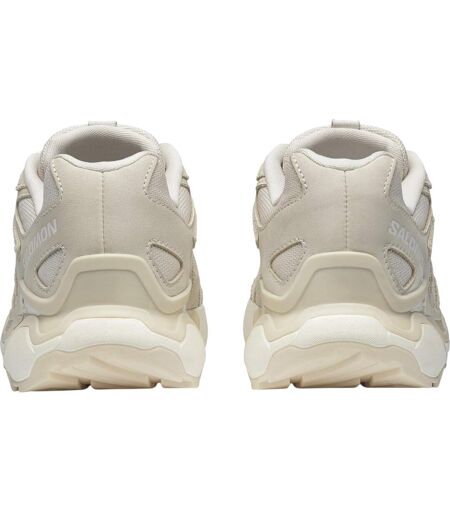 Womens/ladies Xc Roam Leather Running Trainers Almond Milk Salomon