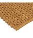 Tapis de Salle de Bain Tissé Épais 50x120cm Moutarde-2