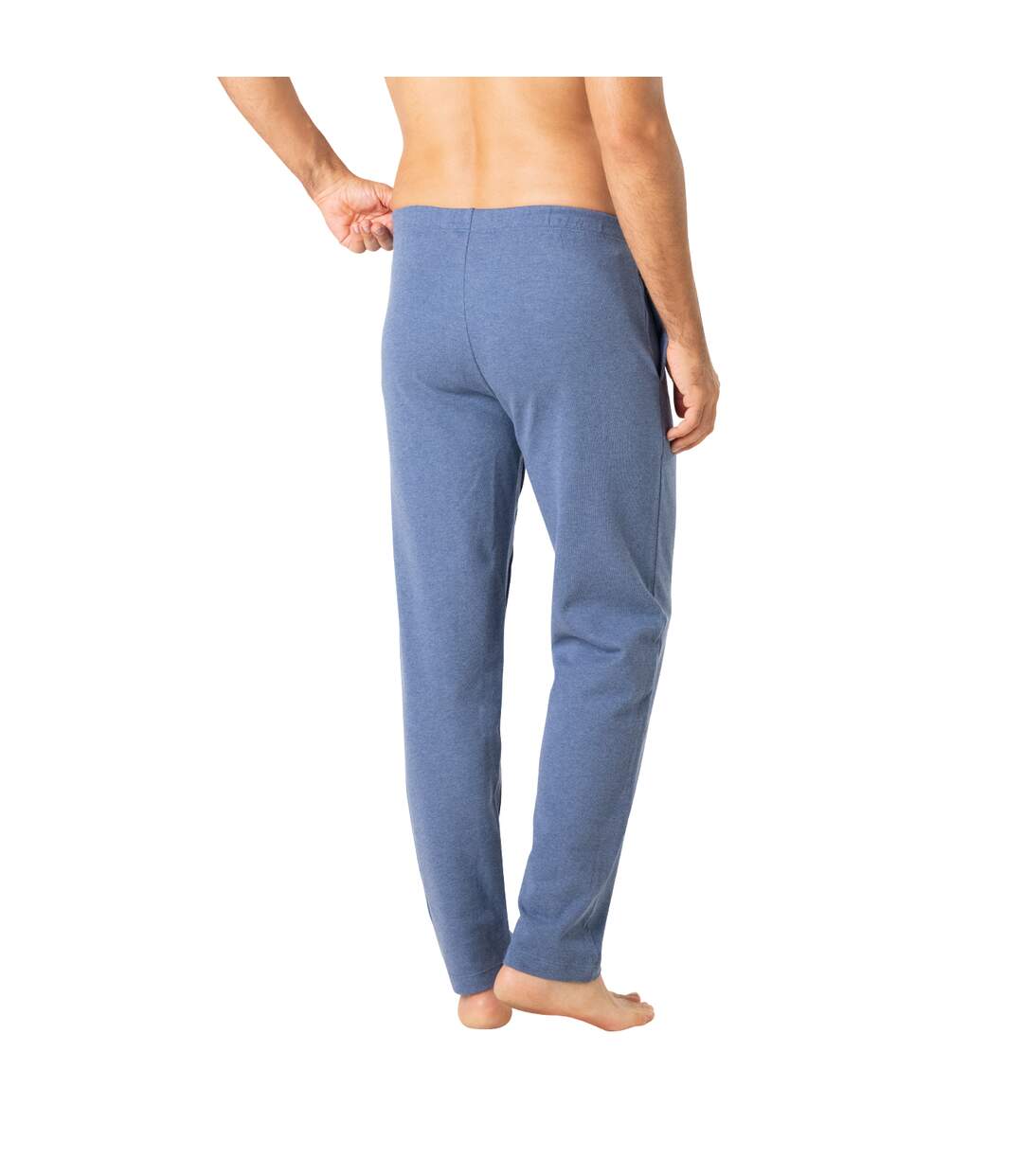 Pyjama long col T homme Interlock Eminence-4