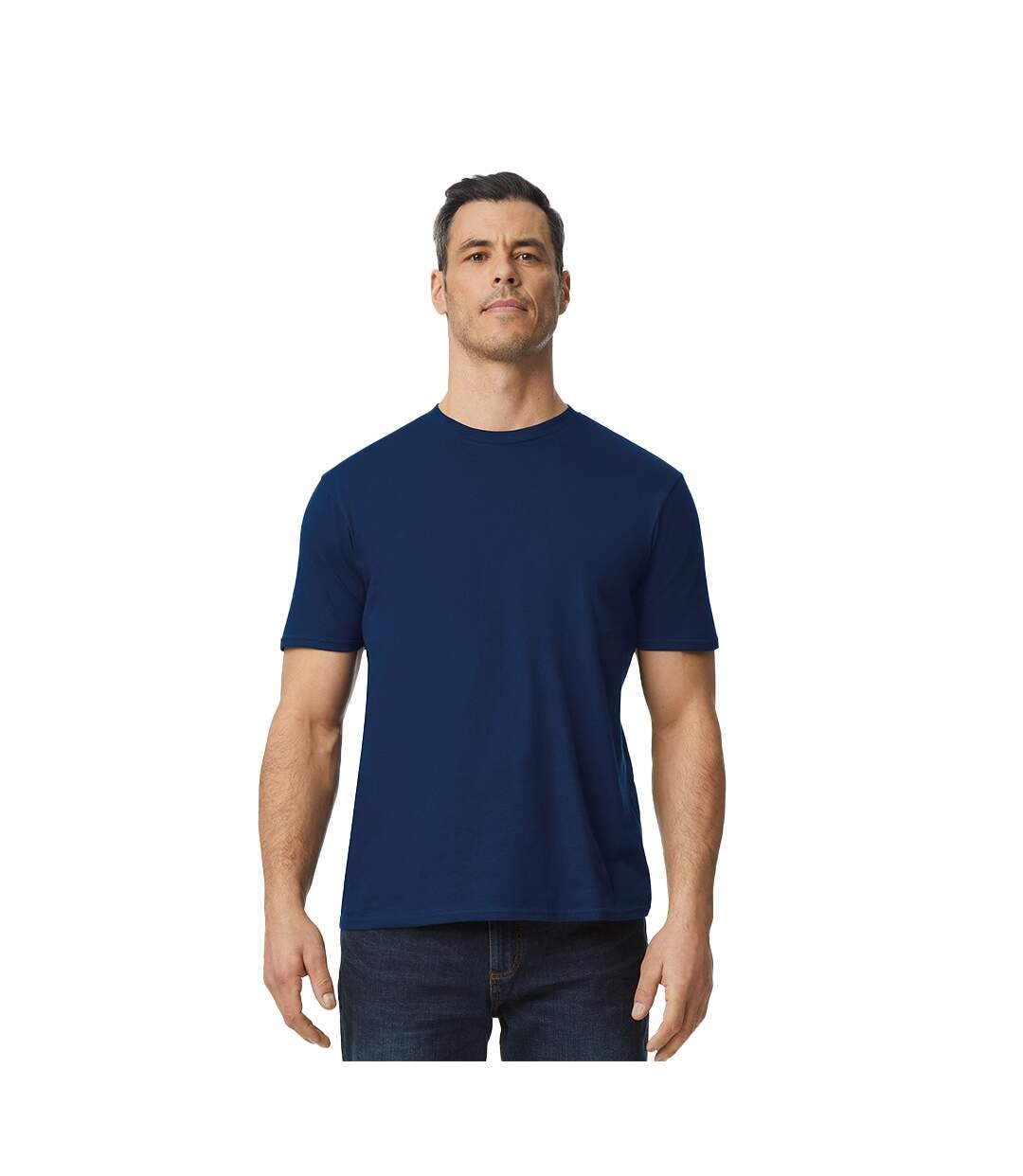 T-shirt adulte bleu marine Gildan