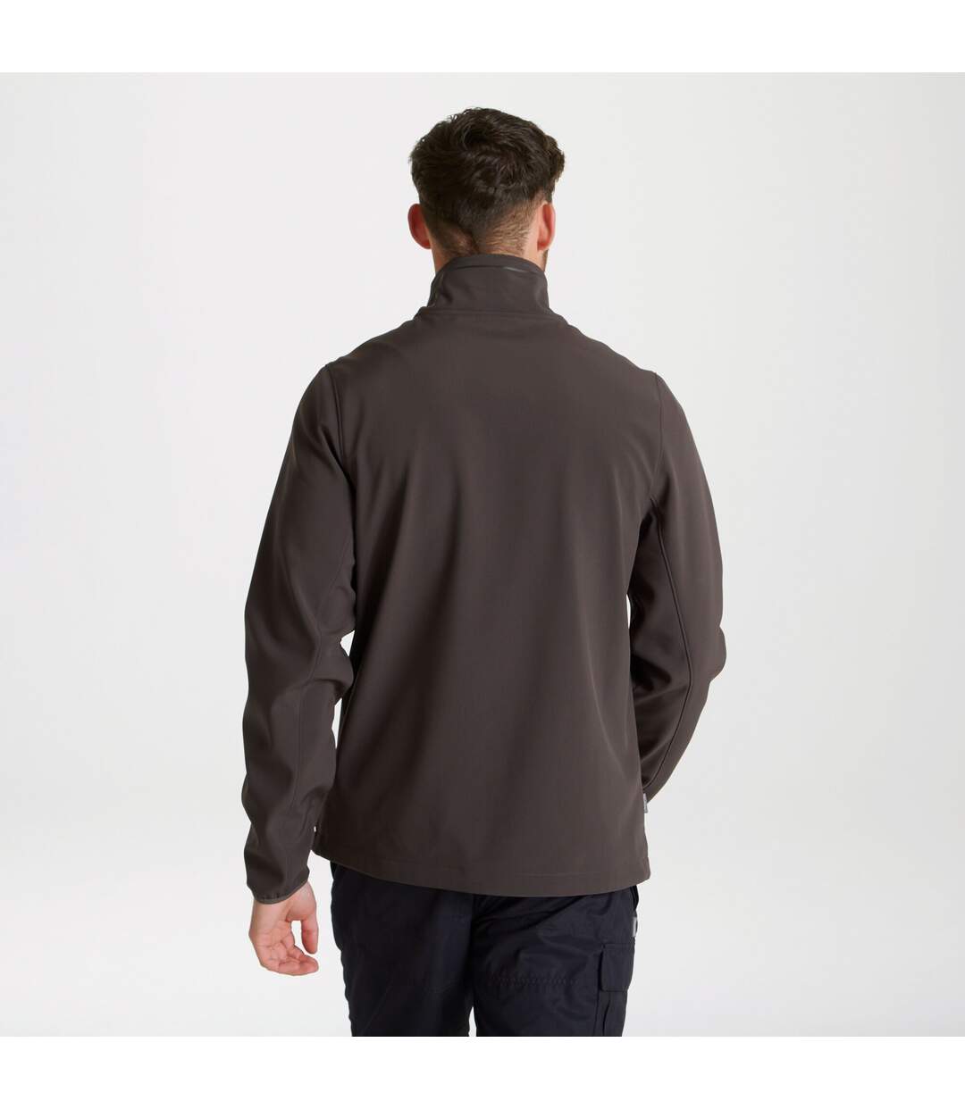 Mens Expert Basecamp Soft Shell Jacket Carbon Grey Craghoppers-3
