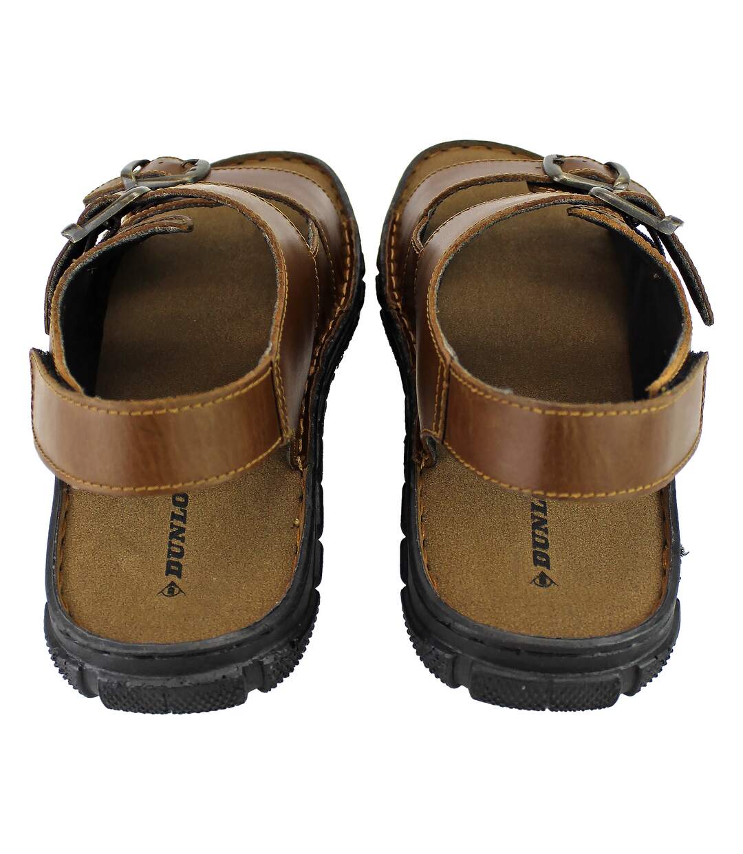 Dunlop - Sandales d'été en cuir pour homme, idéales pour la plage et la marche-5