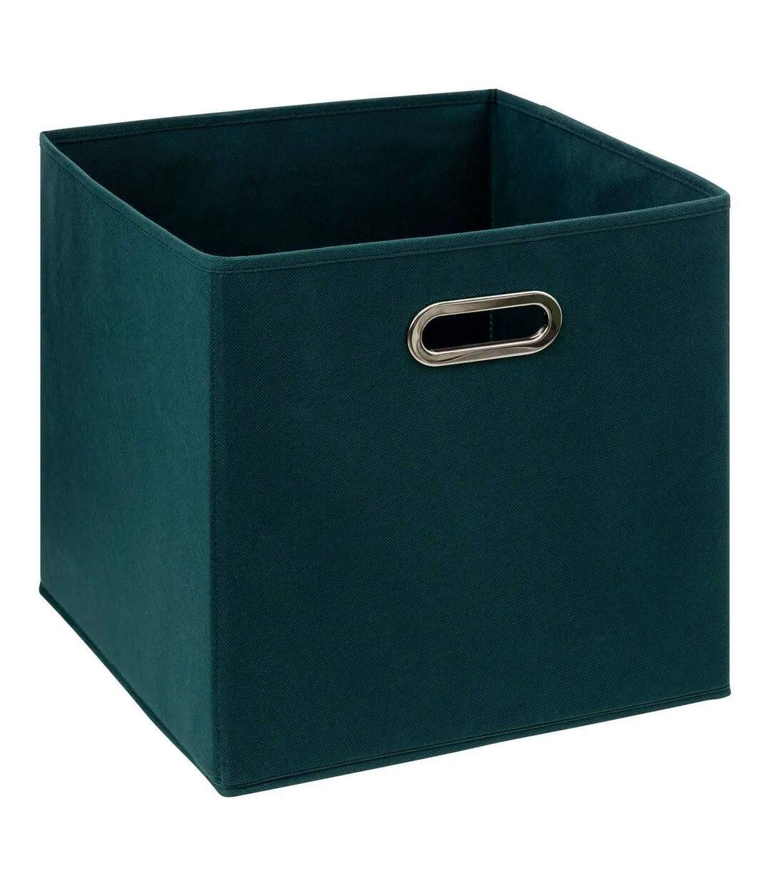 Boîte de Rangement Carrée Pliable Mix n'Modul 31x31cm Bleu Pétrole-1