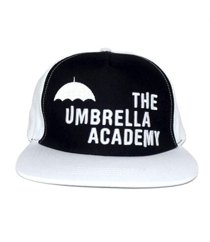 The Umbrella Academy Logo Snapback Cap (White/Black) - UTHE560