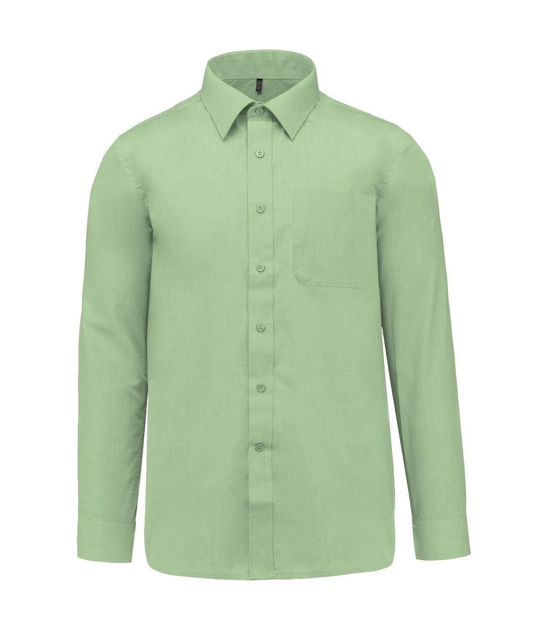 Chemise popeline manches longues - Homme - K545 - vert pistache