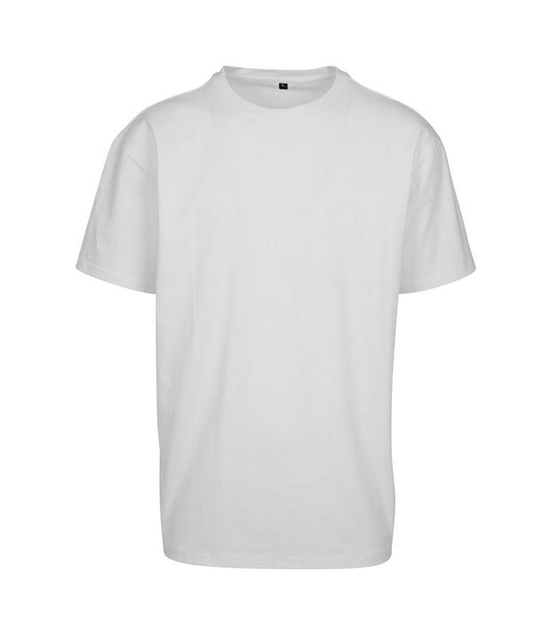 T-shirt Basic Homme Blanc Build Your Brand-2