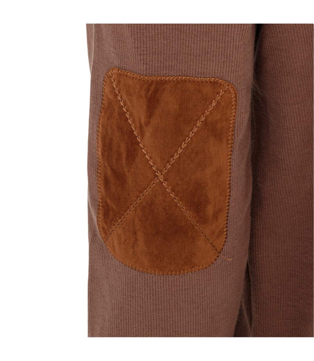 Sweat Motif/style Logo Homme Marron Foncé Howick-3