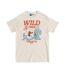 Unisex Adult Wild And Free Snoopy T-shirt White Off White Peanuts-2