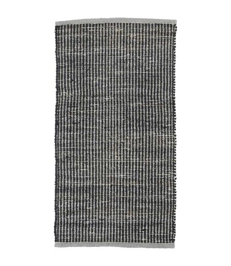 Tapis salon et chambre fait main en laine motif simple PLANA