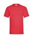 Mens Value Short Sleeve Casual T-Shirt (Bright Red) - UTBC3900
