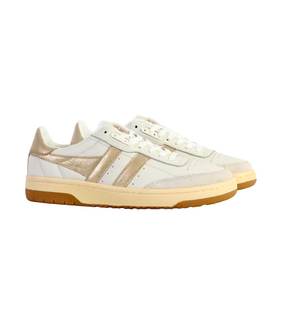 Basket Cuir Gola Falcon Mirror-3