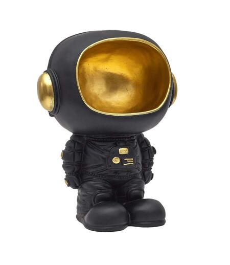 Vide-Poche Statue Astronaute 28cm Noir