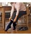 Chaussettes Femme Thermiques Hiver Fines Légères-5