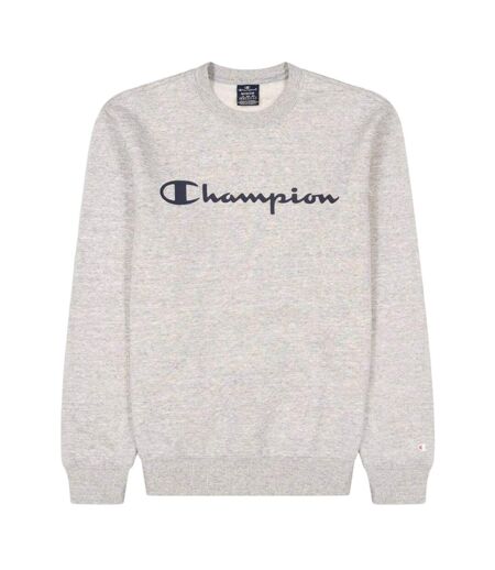 Sweat Motif/style Logo Brodé Homme Argenté Champion