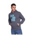 Mens pecklar hoodie navy Duck and Cover