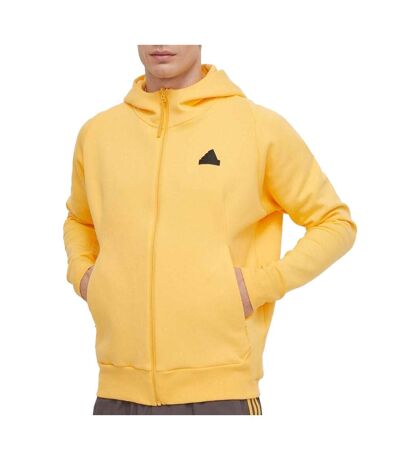 Sweat zippé jaune homme adidas ir5237 - l