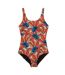 Womens/ladies Orla Kiely Tropical One Piece Swimsuit Orange Regatta-2