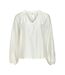Blouse fluide écrue femme vero moda heidi-2