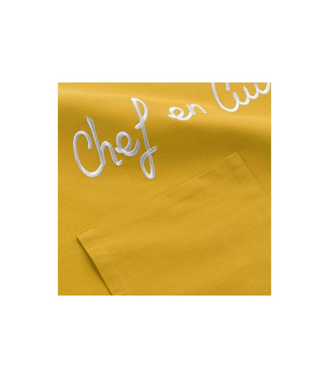 Tablier de Cuisine Cuistot 84cm Jaune