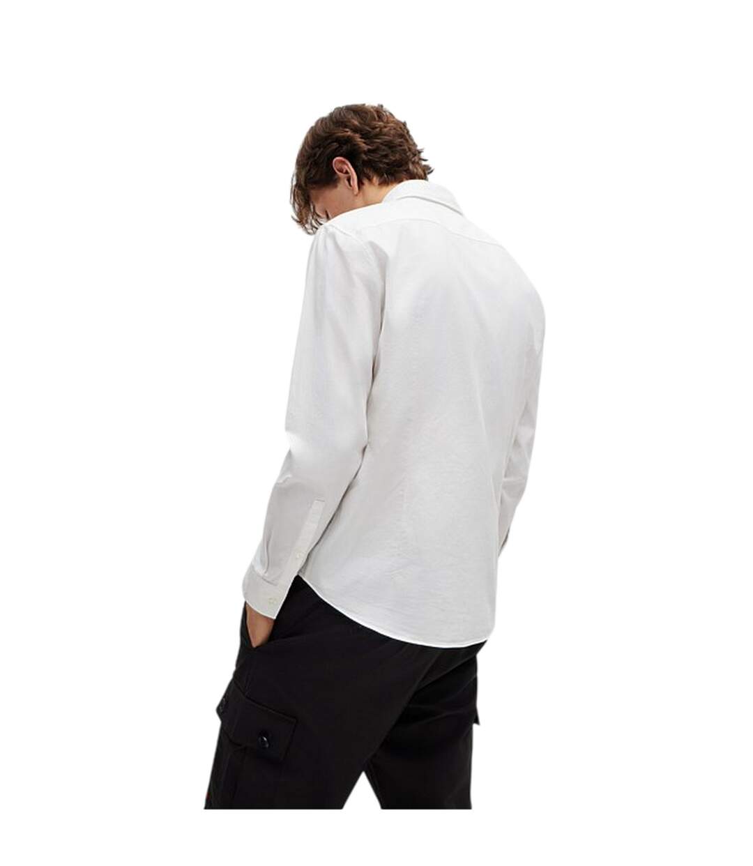 Mens Shirt White Hugo Boss-3