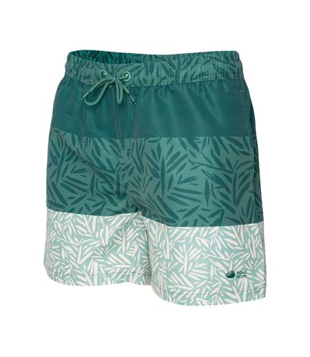 Short De Bain Style Feuilles Palawan Homme Vert Myrte Aquawave