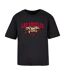 T-shirt Motif/style Chien La Femme Noir Miss Tee-1