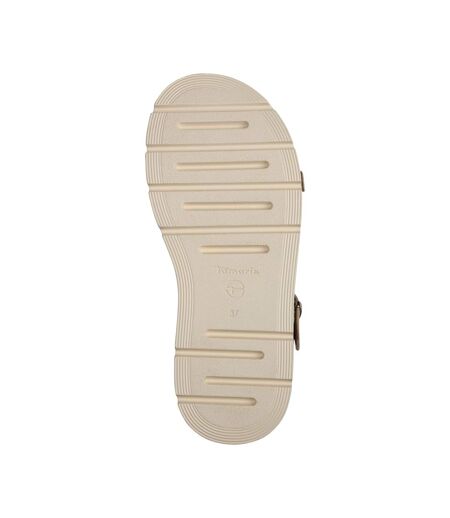 Sandales Compensé Cuir Tamaris