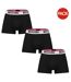 Lot De 3  Boxers Homme Noir Moschino-1