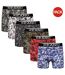 Boxers Motif/style Camouflage Homme Gris Blanc Vert Rouge Bleu Olive Keanu-1