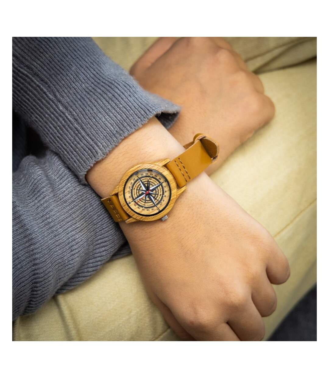 Très Jolie Montre Femme Camel Bois CHTIME