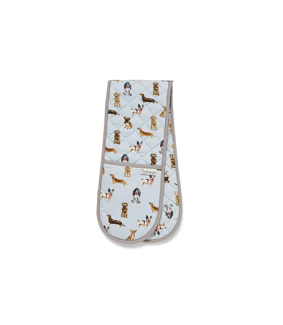 Curious dogs double oven glove one size one colour Universal Textiles-1