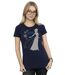 Disney T-shirt en coton Femme/Femme Frozen Elsa Christmas Silhouette (Bleu marine) - UTBI21902-2