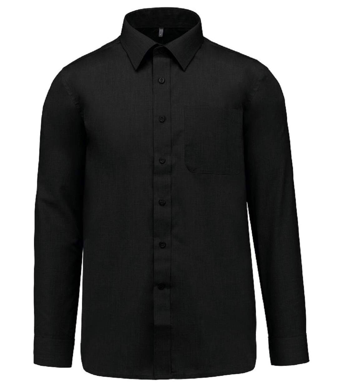 Chemise popeline manches longues - K545 - noir - homme