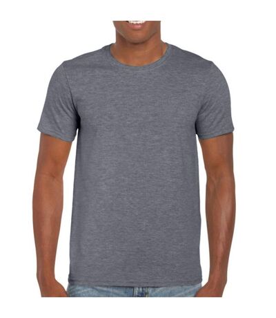 T-shirt Manches Courtes Softstyle Homme Gris Foncé Chiné Gildan