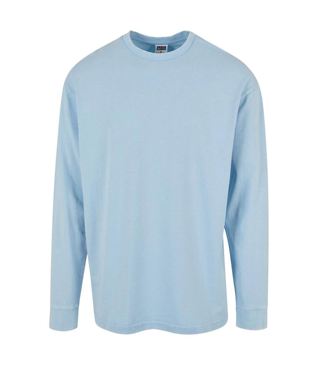 Haut Manches Longues Motif/style Délavé À L'acide Homme Bleu Baltique Urban Classics-1