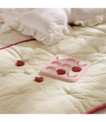 Jeu de Morpion Déco Love 18cm Rose
